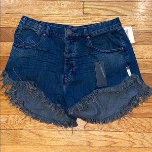 One teaspoon high waisted jean shorts
